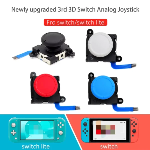 For Nintendo Switch /Switch Lite 3DJoy-con Controller Analog Joystick Stick Rocker Replacement Handle Game Pad Games Accessories - Image 2