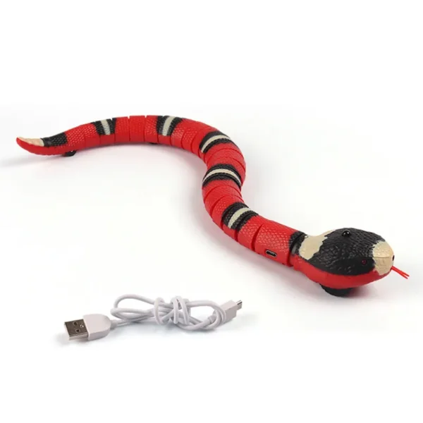 Smart Sensing Interactive Cat Toys Automatic Eletronic Snake Cat Teasering Play USB Rechargeable Kitten Toys for Cats Dogs Pet - Image 6
