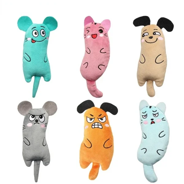 Claws Thumb Bite Cat Mint for Cats Hot Pet Kitten Chewing Toy Funny Cute Plush Toy Teeth Grinding Catnip Cat Toys Interactive - Image 2
