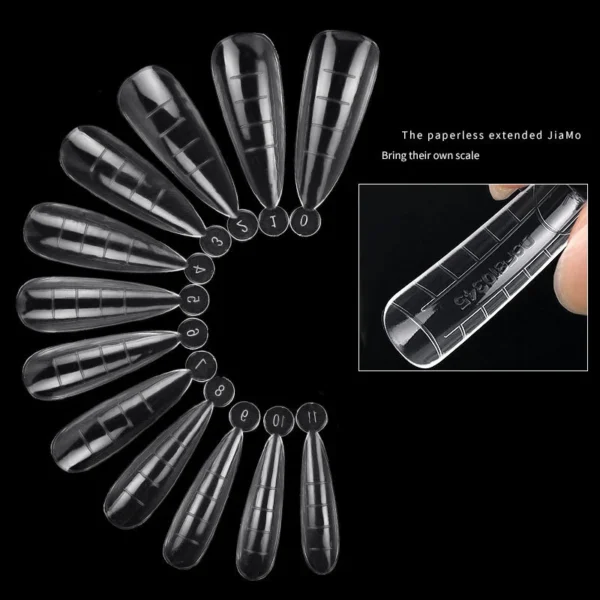 Misscheering 120Pcs/Box Transparent Fake Nails Acrylic French Nail Tips Full Coverage Press On Nails Accessory DIY Manicure Tool - Image 4