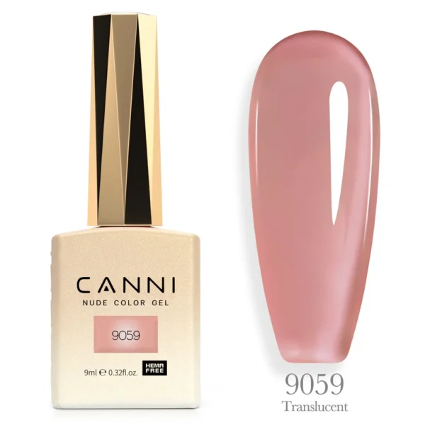 Canni TPO FREE Nail Gel Polish 9ml Jelly Color Transparent Semi Permanent Natural Nude Collection French Nail Gel Lacquer - Image 3