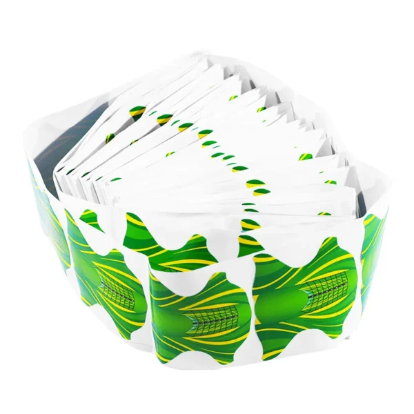 100Pcs Nail Art UV Gel Tips Extension Builder Form Acrylic French Nails Tips Extension Stencil Guide Stickers For Manicure Tools - Image 6
