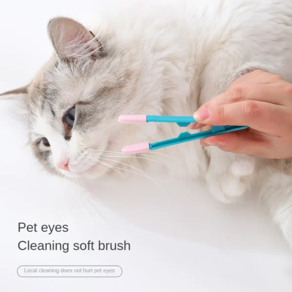 Pet Grooming Tools Cat Eyes Comb Pet Tear Stain Remover Comb Cleaning Brush for Small Cat Dog - Image 4