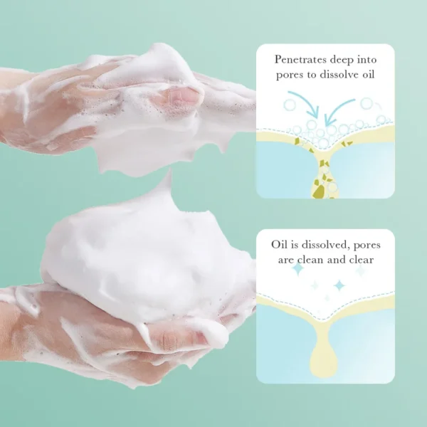 BIOAQUA Salicylic Acid Facial Cleanser Acne Treatment Moisturizing Oil Control skincare Face Wash Foam Face Cleanser Skin Care - Image 5