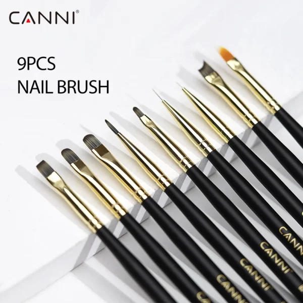 CANNI Nail Pen Professional Nail Art Manicure Tools Mineral Gel Painting Pen High Quality Liner Brush French Nail Design Brush - Image 1