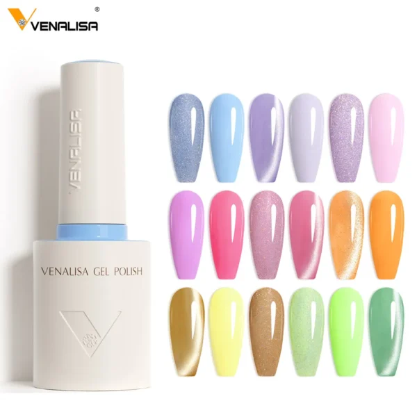 VENALISA 10ml V6 Nail Gel Polish HEMA FREE TPO FREE Cat Eye Gel Polish Semi Permanent UV LED Soak Off Nail Manicure Gel Lacquer - Image 4