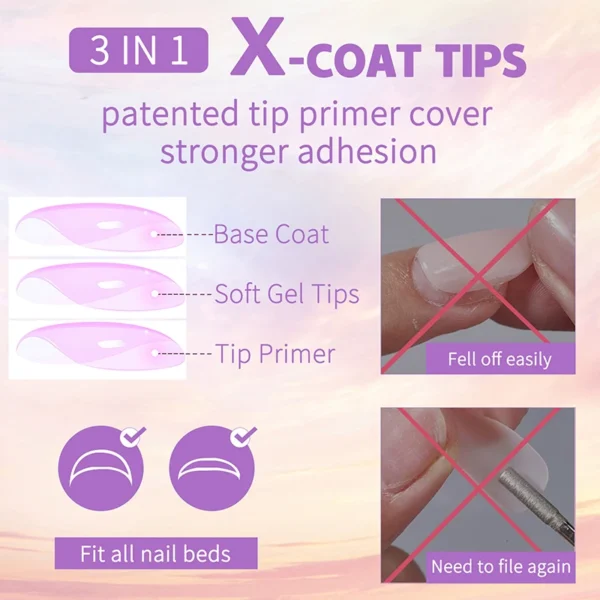 150pcs/Boxed French Gel Tips Press On Nails Black Coffee Almond Nails 15 Sizes Pre-applied Fake Nails For Manicure Extension - Image 6