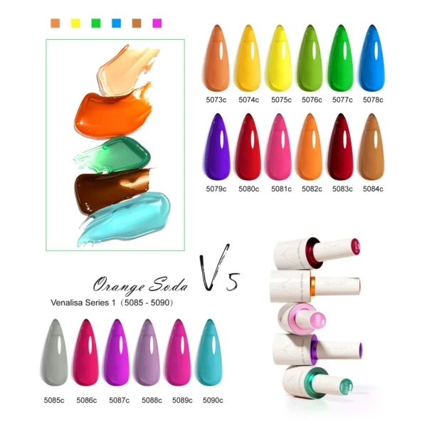 10ml VENALISA Nail Gel Polish HEMA TPO Free Vegan Soak Off UV LED Gel Varnish Glossy Long Wear Diamond Top Semi Permanent Gel - Image 6