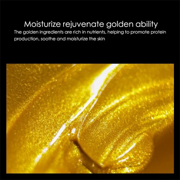 10pcs 24K Gold Hyaluronic Acid Face Mask Firming Moisturizing Hydrating Beauty skincare Sheet Masks Facial Mask Face Care - Image 3