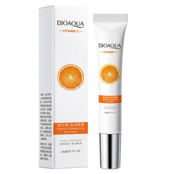 BIOAQUA Vitamin C Eye Cream Under Eye Dark Circle Remover Moisturizes Brightening Eyes Contour Eyes Skin Care Products - Image 5