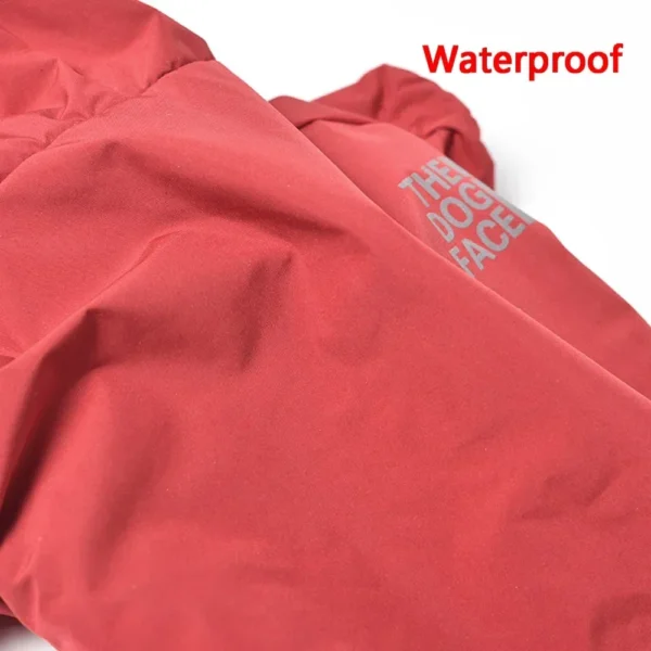 Reflective Pet Clothes Autumn Winter Pet Dog Waterproof Warm Coat Cotton Hooded Jacket The Dog Face Small Dog Clothes - Image 5