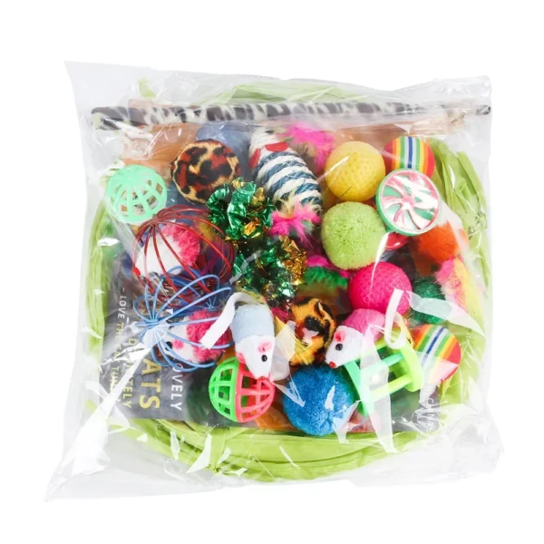 Cat Toys Mouse Shape Balls Foldable Cat Kitten Play Tunnel Chat Funny Cat Tent Mouse Supplies Simulation Fish Cat Accessories - Image 6