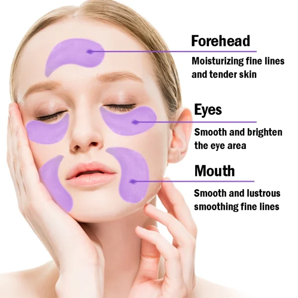 IMAGES Grape Moisturizing Collagen Eye Mask Anti Dark Circles Eye Bags Anti-aging Eyes Masks Beauty Skin Care Eye Patches 60Pcs - Image 4