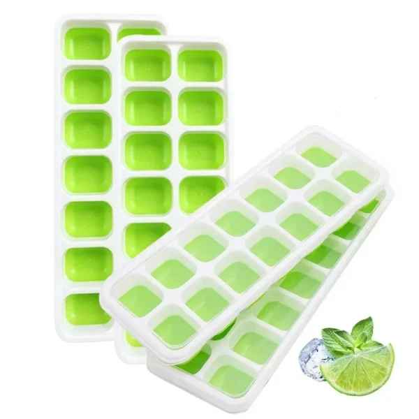 14 Grid Ice Cube Tray Silicone Mold Square Ice Cube Tray Mold Ice Cube Maker Non-toxic Durable Bar Pub Wine Ice Blocks Maker - Image 6
