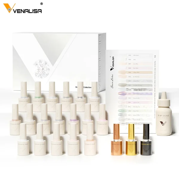 1Set VENALISA VIP Whole Set 10ml HEMA TPO Free Vegan Nail Gel Polish Color Display Gel Varnish Nail Maincure Branded Suitcase - Image 5