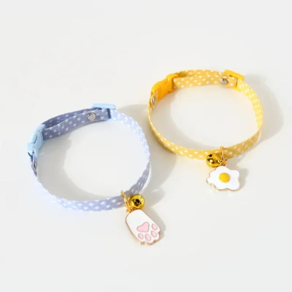 Fruity Avocado Pendant Dog Collar for Small Dogs Pet Cat Collars with Bell Cat Accessories Pet Supplies Dogs Accessoires - Image 2