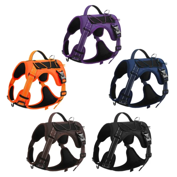 Pet Chest and Vest Reflective Dog Traction Rope Explosion proof Charge Tactical Dog Chest and Vest - Image 6