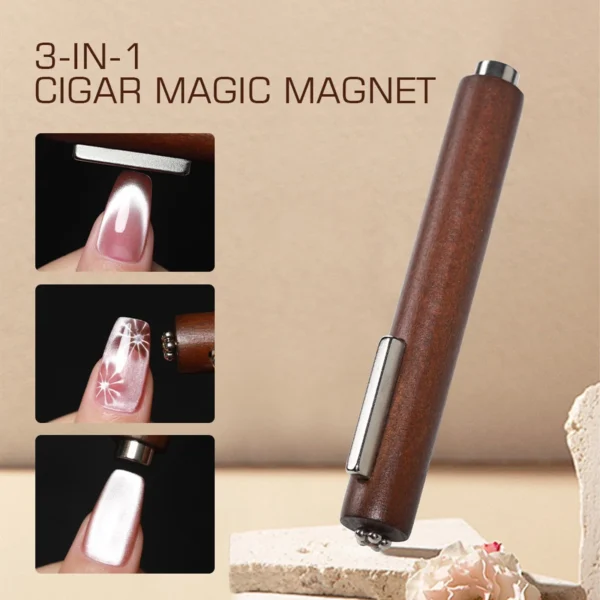 3 In 1 Multifunctional Strong Cat Eye Magnet UV/LED Gel Nail Magnetic Stick for Nail Art Design Manicure Special Tools - Image 2