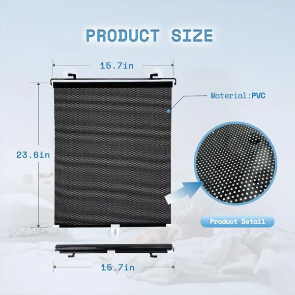 Black Out Blinds Roller Drilling Drill Blackout Shades Curtain Rollers for Window Roll Darkening Blind Curtains Kitchen Shutter - Image 2