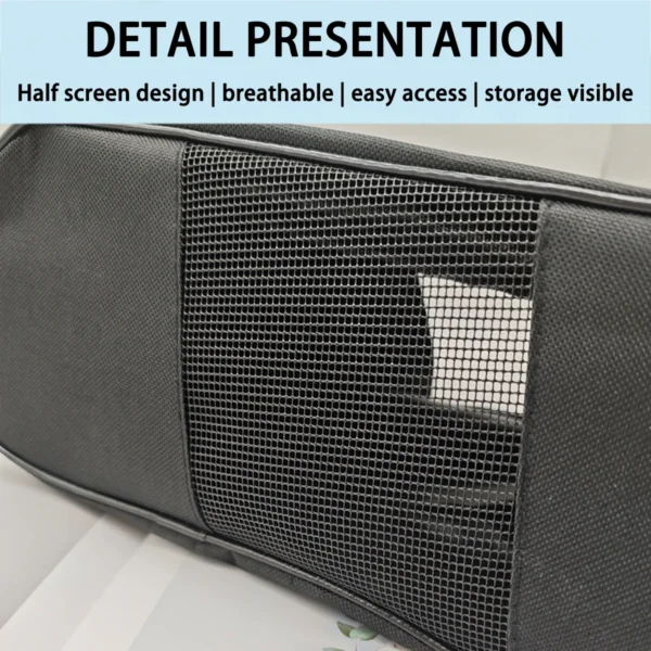 Portable Golf Shoe Bag Oxford Cloth Shoe Carrier Bags Breathable Lightweight Golf Handbag Dustproof Football Tennis Shoe Bag - Image 4