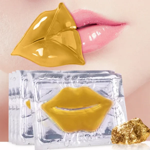 5/10/20/30pcs Pink Gold Crystal Collagen Lip Mask Plump Lips Moisturizing Nourishing Lip Patches Lips Plumper Skin Care Products - Image 5