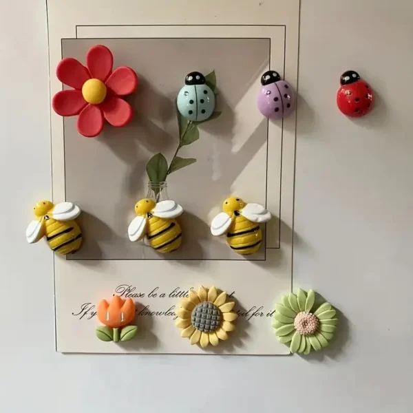 10pcs Adorable Refrigerator Magnets - Durable & Strong Hold for Kitchen, Office & More - Versatile Home Decor Mothers Day Gift - Image 5