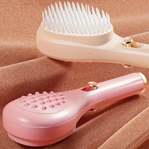 1pcs Magic Retractable Hair Comb-Anti-Static Scalp Massaging & Detangling Brush for All Hair Types Holiday Gift Box Beauty Tool - Image 2