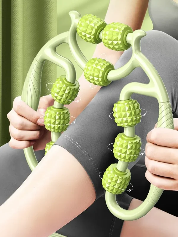 12 Rounds Of Circular Leg Slimming Muscle Stretching And Relaxation Massage Equipment, Leg Slimming Artifact, Circular Leg Clamp - Image 4