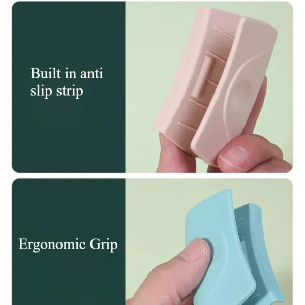 Pot Handle Silicone Grip PadSilicone Grey and Off-White Environmentally Friendly MaterialHeat Insulation and Non-Slip - Image 6