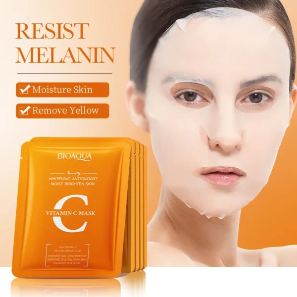 5/10pcs BIOAQUA Snail Hyaluronic Acid Retinol Face Mask skincare Moisturizing Hydrating Firming Facial Masks for Face Skin Care - Image 3