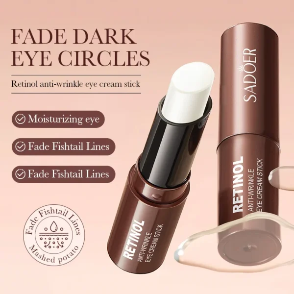 Retinol Eye Cream Stick Anti Dark Circles Under the Eyes Remove Eye Bags Moisturizing Firming Eyes Skin Care Products - Image 2