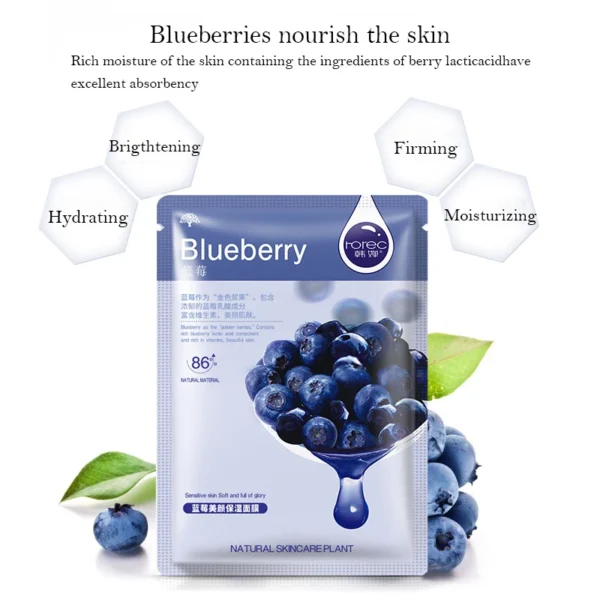 30pcs Fresh Fruits Facial Masks Face skincare Moisturizing Firming Hydrating Korean Face Mask Facial Skin Care Prodcuts - Image 4