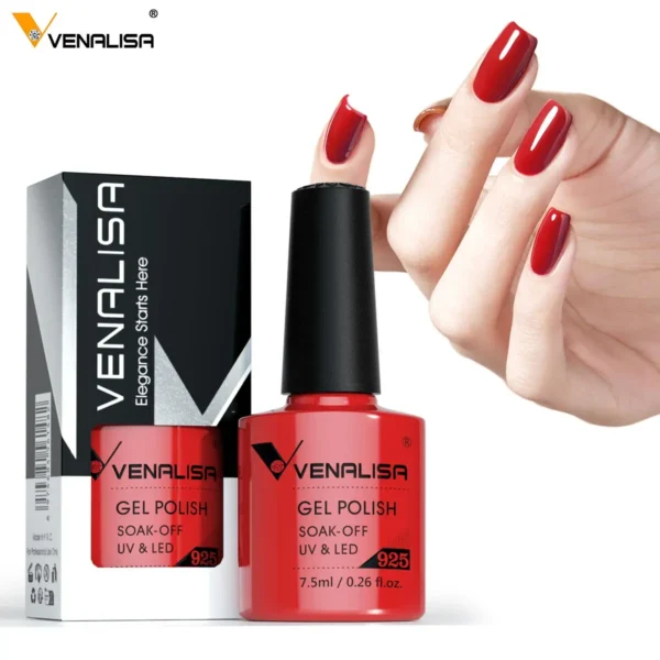 Venalisa Nail Gel Polish TPO FREE HEMA FREE Soak Off UVLED Gel Varnish Full Coverage Super Texture Gorgeous Nail Manicure 7.5ml - Image 2