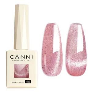 CANNI 9ml TPO FREE Nail Gel Glitter Silver Cat Magnetic Gel Nail Polish Galaxy Diamond Sparkle Soft Texture Pigment for Nails