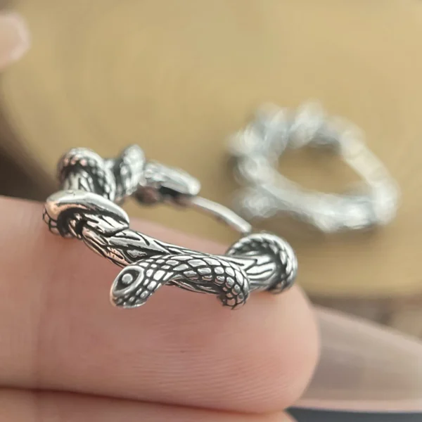 925 Sterling Silver Vintage Earrings For Women Simple Snake Shape Earring Jewelry Prevent Allergy Party Accessories Gift - Image 6
