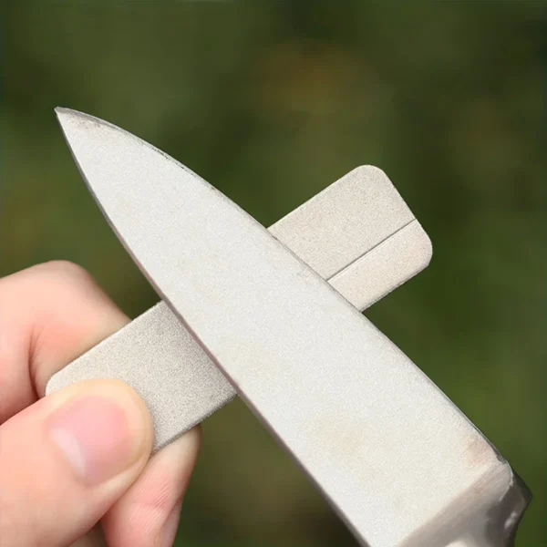 Knife Sharpener Diamond Pocket Tools Mini Keychain Outdoor Camping Sharpener Outdoor Camping Tool Emery Nail File - Image 4
