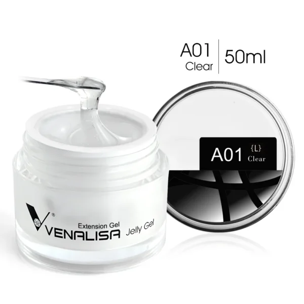 Venalisa 50ml TPO FREE Rose Pink Jelly Gel Extension Nail Salon Professiona Used Self Leveling Transparent Gel Nail Gel Polish - Image 6