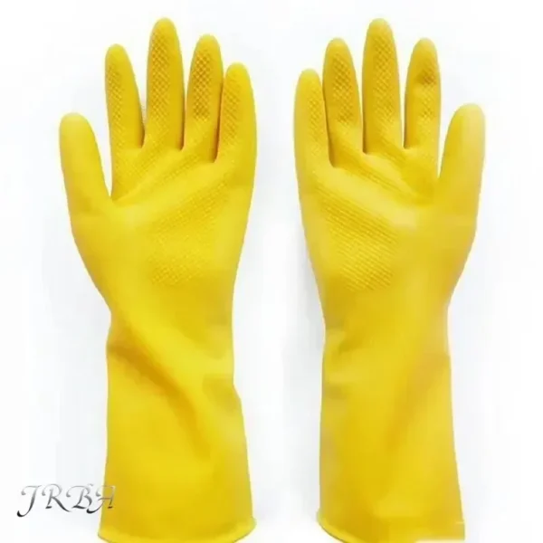 Latex Dishwashing Gloves Women's Waterproof Household Kitchen Washing Bowl Washing Clothes Vegetable Cleaning Household - Image 6