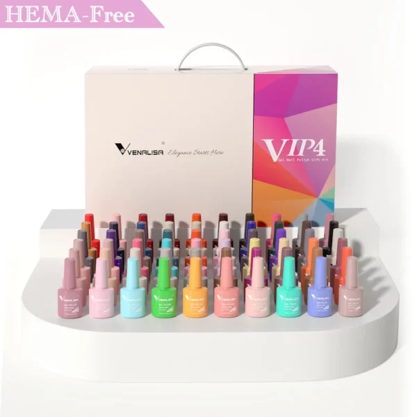 1Set VENALISA TPO FREE Whole Set Nail Gel Polish with Color Display For New Learner Nail Maincure Gel Varnish Branded Suitcase - Image 2