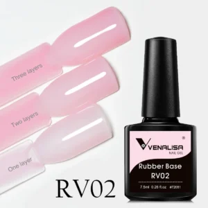 Venalisa Rubber Base Jelly Pink Color Collection Gel Nail Polish VIP4 Hema TPO Free Soak Off UV LED Gel Varnish Nail Manicure