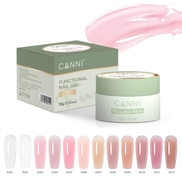 Venalisa CANNI Creamy Texture Extention Builder Jelly Gel Self Leveling No Burning Jelly Gel UV LED Construction Nail Manicure - Image 2