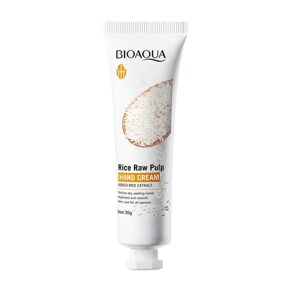 1/2/3/5pcs BIOAQUA White Rice Hand Cream Moisturizing Handcream Nourishing Brightening Hydrating Hands skincare Creams Products - Image 6