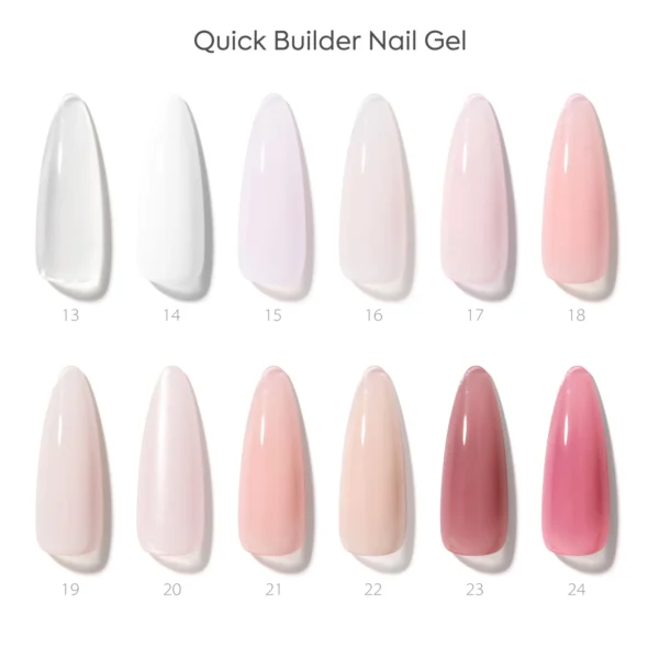CANNI Nail Gel Polish HEMA/TPO FREE Extension UV Gel Builder Nail Gel In Bottle Semi Permanent Rubber Base Self-leveling Gel - Image 3