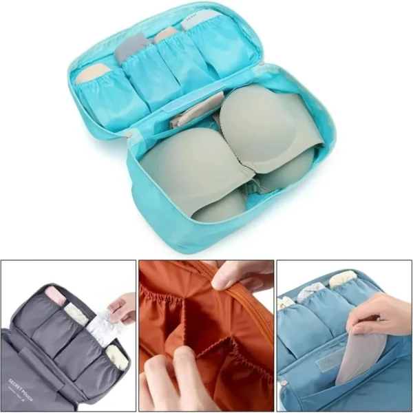 Portable Travel Storage Bag Multi-function Bra Underwear Organizer Bags Toiletry Cosmetic Case for Outdoor Travel - Image 2