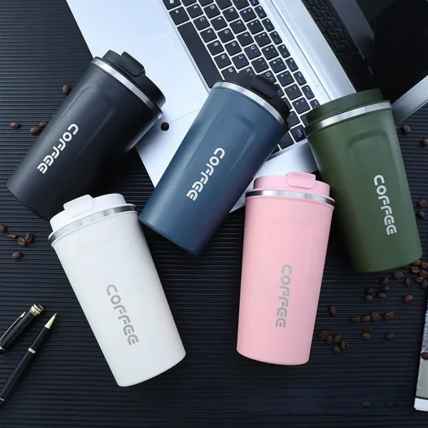 Stainless Steel Coffee Thermos No Smart Temperature Control Display Portable Travel Mug 380ml/510ml - Image 3