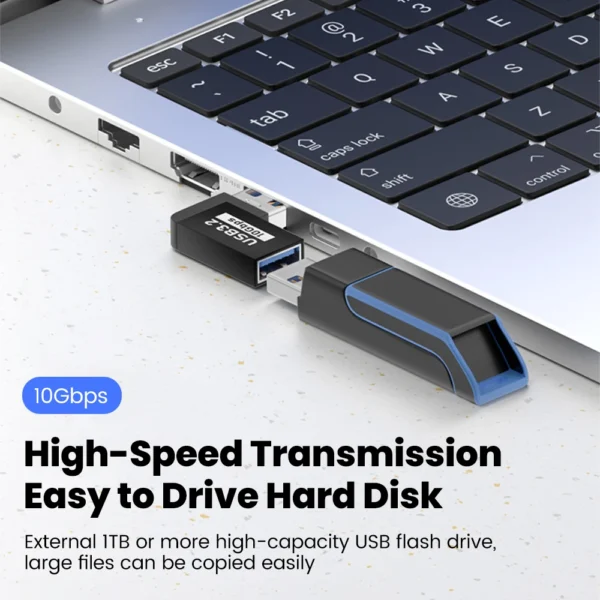 90 Degree USB 3.2 Male to Female Right Angle Extension Adapter USB Upward Elbow Adapter 10Gbps For Laptop PC Connector Converte - Image 5