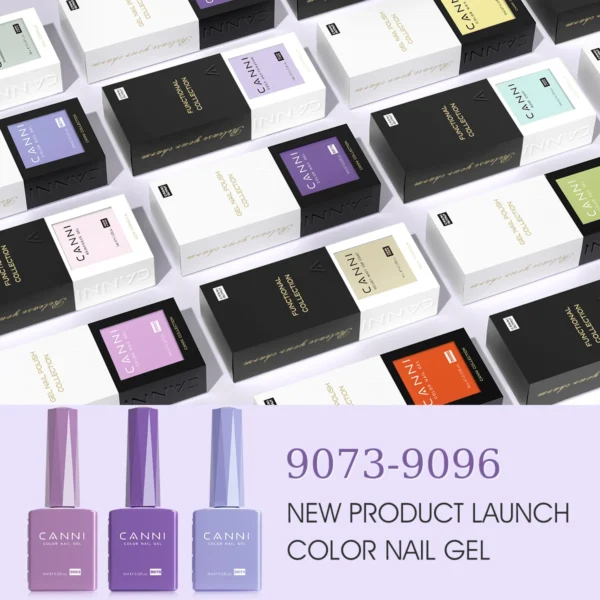 CANNI Gel Nail Polish VIP Kit Gorgeous Color Full Coverage Hot Sale Soak Off UV LED Semi Permanent Gel Varnish Winter Nails - Image 2