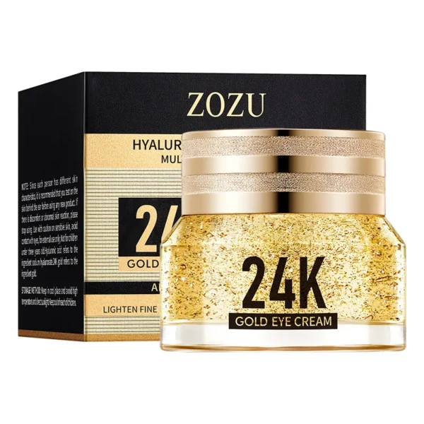24k Gold Hyaluronic Acid Eye Cream Anti Dark Circles Eye Bags Firming Moisturizing Eyes Skin Care Prodcuts - Image 5