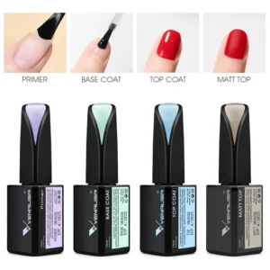 Venalisa Gel Polish 15ml Silky Matt Coat Primer Base NoWipe Top Coat Full Coverage Super Texture Nail Varnish Color Gel Lacquer