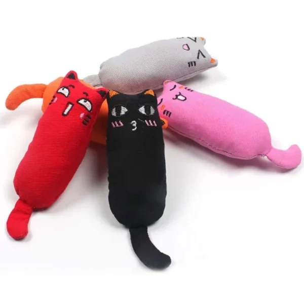 Rustle Sound Catnip Toy Cats Products for Pets Cute Cat Toys for Kitten Teeth Grinding Cat Plush Thumb Pillow Pet Accessories - Image 3